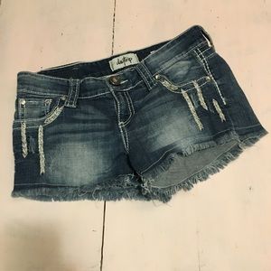 Daytrip Gemini medium wash shorts